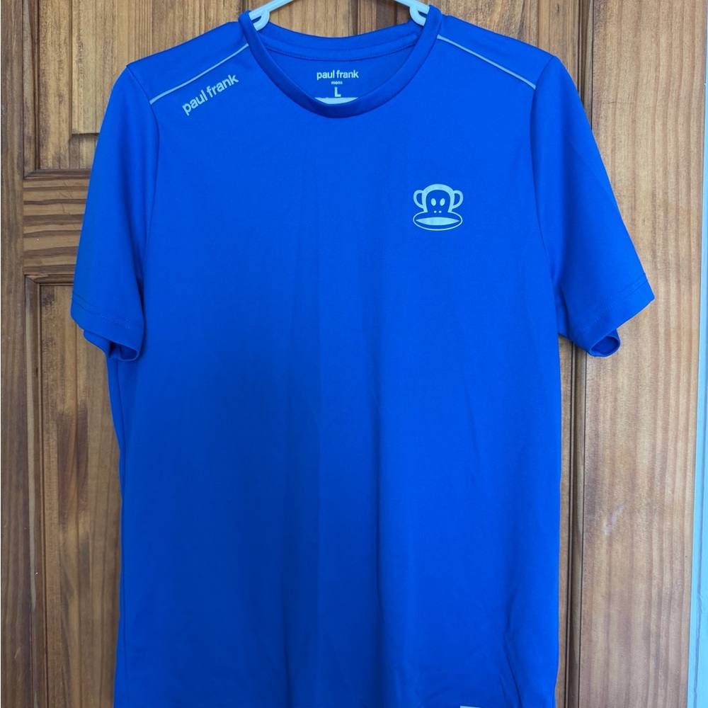 Paul Frank Men's Short Sleeve Crew Neck T-Shirt in Bright Blue